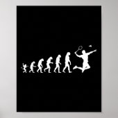 Poster Badminton pour l'évolution humaine (Devant)