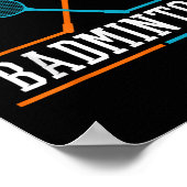 Poster Badminton Racket Shutt Team Coach Badminton Play (Coin)