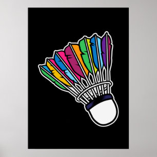 Poster Badminton Shuttlecock