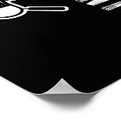 Poster Badminton sportif (Coin)