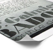 Poster Badoit, Meccano (Coin)