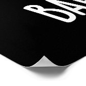 Poster Bae-vocado Drôle Avocado Pun Dark BG (Coin)