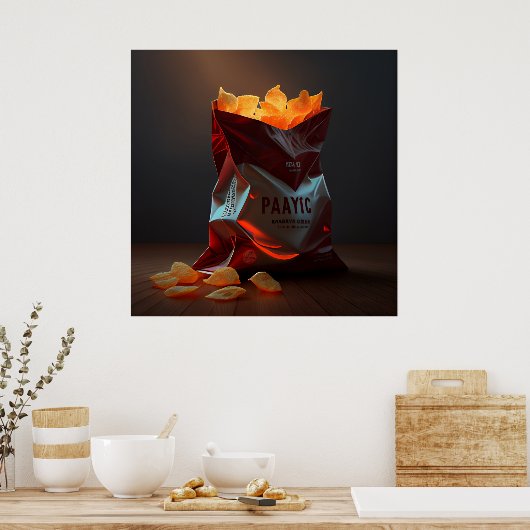 Poster bag/chips (Keuken)