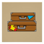 Poster Bagages de dessin (Devant)