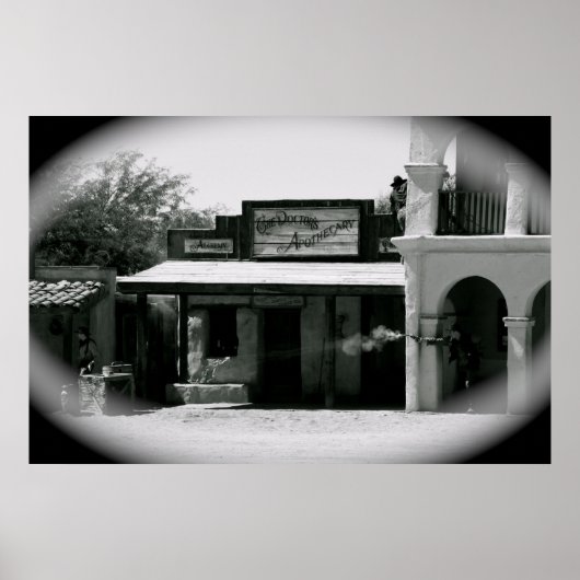Poster Bagarre de cow-boys (Devant)