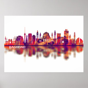 Poster Bagdad Iraq Skyline