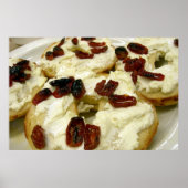 Poster Bagel grillé au fromage de chèvre (Devant)