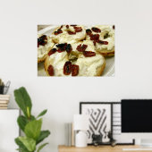 Poster Bagel grillé au fromage de chèvre (Bureau à domicile)