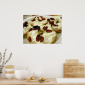 Poster bagel grillé avec fromage de chèvre (Cuisine)