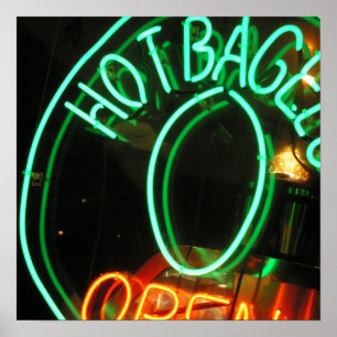 Poster Bagels chauds