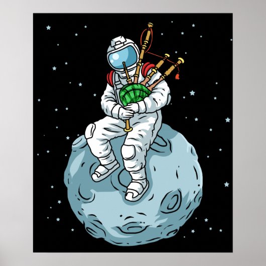 Poster Bagpipe Cadeaux Hommes Scottish Bagpipe Music Bagp (Devant)