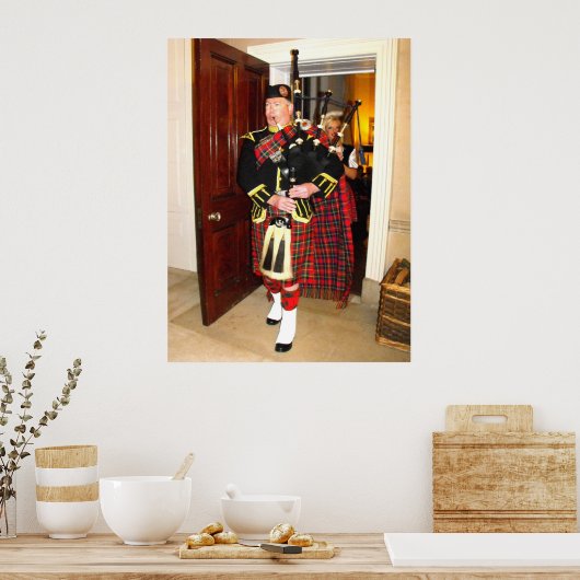 Poster Bagpiper (Cuisine)