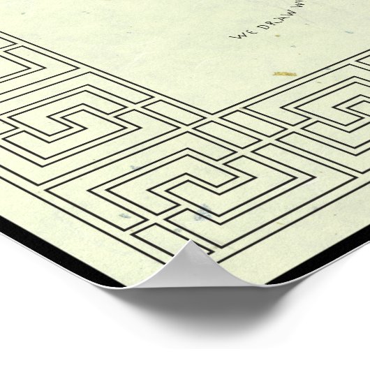 Poster Bagua avec des avirmations (Coin)