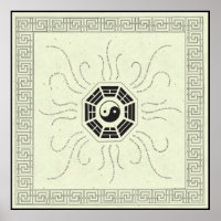 Bagua avec des avirmations