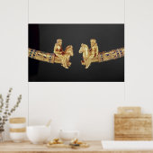 Poster Bague à col en forme de cavaliers de Scythian (Cuisine)