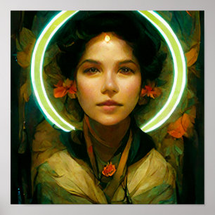 Poster Bague De Lumière Imaginaire Sci-fi