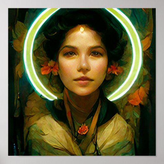 Poster Bague De Lumière Imaginaire Sci-fi (Devant)