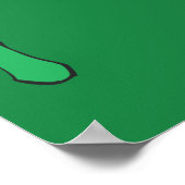 Poster Bague de pointes de lanterne verte (Coin)