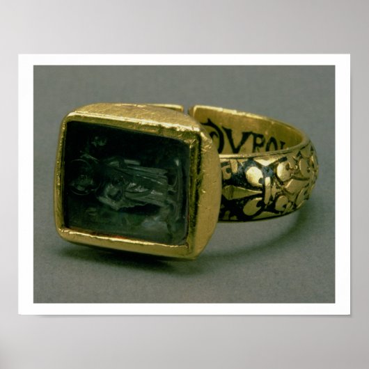 Poster Bague de signalisation du roi Louis IX de France ( (Devant)