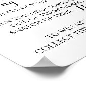 Poster Bague sur Fête des mariées Eucalyptus (Coin)