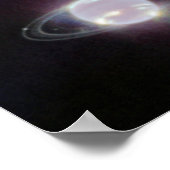 Poster Bagues JWST de la planète Neptune (Coin)