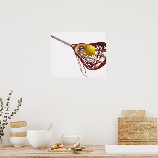 Poster Baguette de crosse et balle (Cuisine)