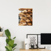 Poster Baguettes artisanales fraîches (Bureau à domicile)