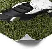 Poster Baguettes de crosse, gants, balles et casque de sp (Coin)