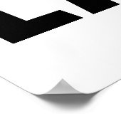 Poster Baguettes Lacrosse (Coin)