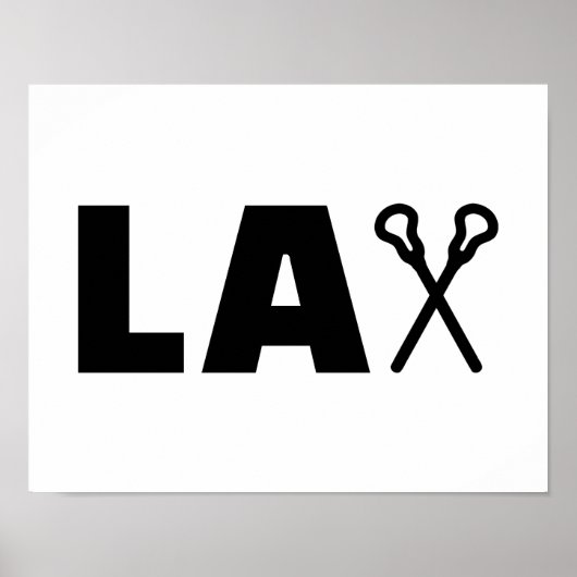 Poster Baguettes Lacrosse (Devant)