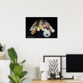 Poster Baguettes pour batterie (Bureau à domicile)