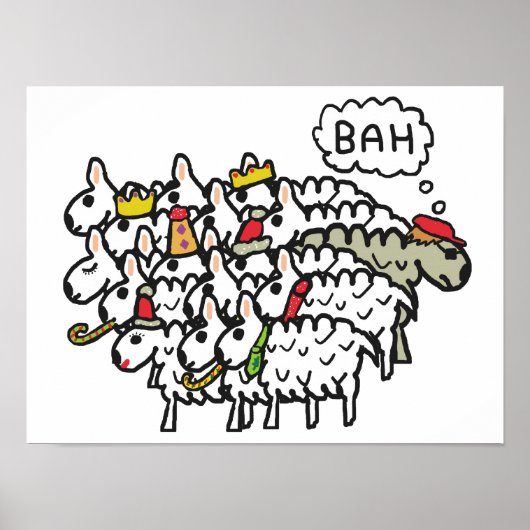 Poster Bah Humbug (Devant)