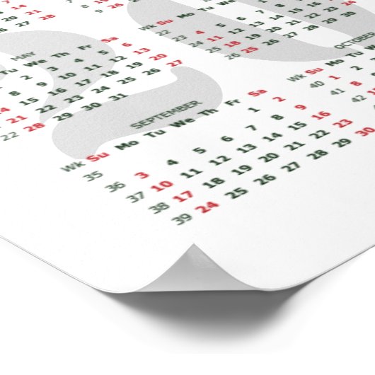 Poster Bahai Gardens, Acre(2013). Israel. Calendar 2022 (Coin)