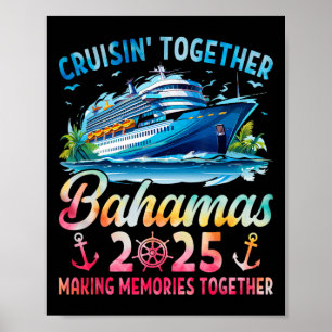 Poster Bahamas Cruise 2025 Family Cruise Trip Squad Group