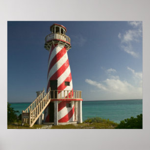 Poster BAHAMAS, île de Grand Bahama, côté est : Ville