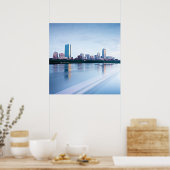 Poster Baie de Boston Back sur Charles (Cuisine)