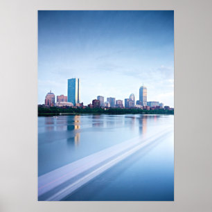 Poster Baie de Boston Back sur Charles