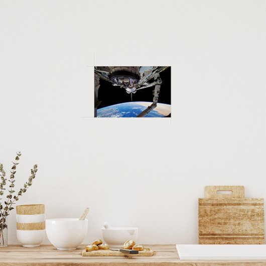 Poster Baie de chargement de la navette spatiale Découver (Cuisine)