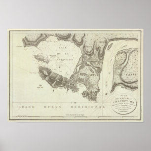 Poster Baie de Conception, Chili