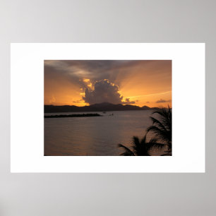POSTER BAIE DE CRUZ SUNSET