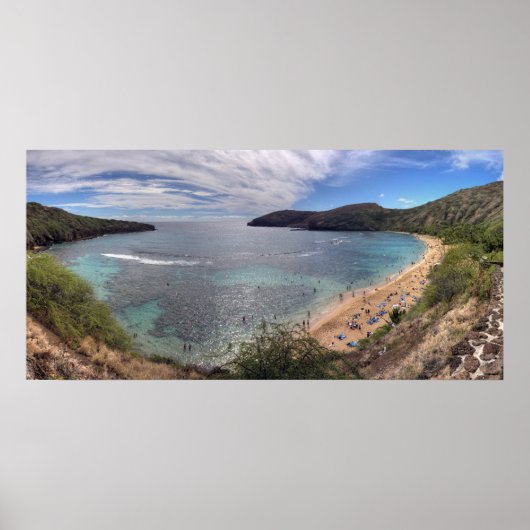 Poster Baie de Hanauma (Devant)