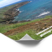 Poster Baie de Hanauma, Oahu (Coin)