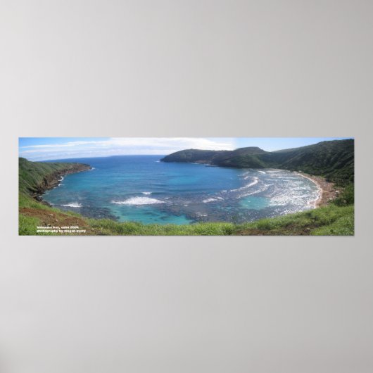 Poster Baie de Hanauma, Oahu (Devant)