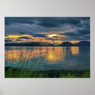 Poster Baie de Kechemak, copie de l'Alaska