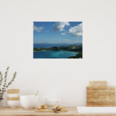 Poster Baie de Magens, scene de l'île St Thomas Beautiful (Cuisine)