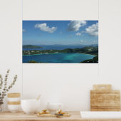 Poster Baie de Magens, scene de l'île St Thomas Beautiful (Cuisine)