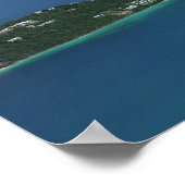 Poster Baie de Magens, St. Thomas Belle Scène d'Île (Coin)