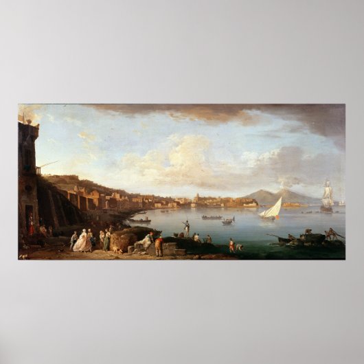 Poster Baie de Naples au nord (Devant)