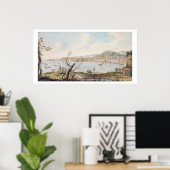 Poster Baie de Naples de la mer près de la Maddalena Br (Bureau à domicile)