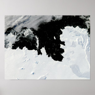 Poster Baie de Pine Island en Antarctique occidental